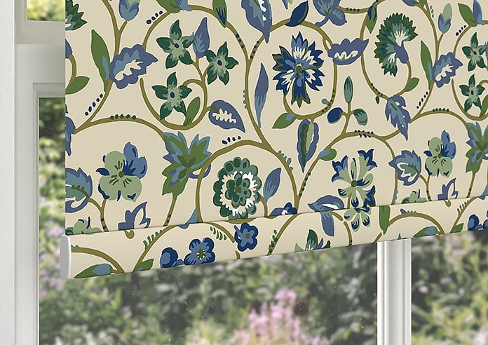 Land & Shore Esther (Blackout), Green - Twist&Fit Roller Blind - Image 4